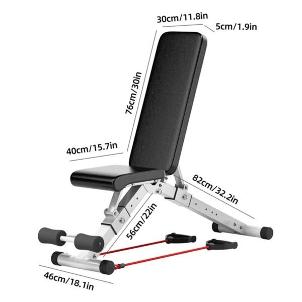 ม้านั่งออกำกาย ม้านั่งดัมเบล FITNESS SIT UP BENCH - Image 2